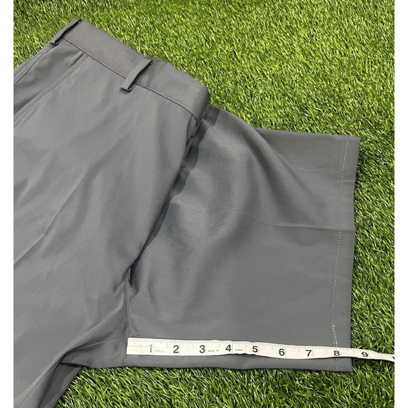 Nike Golf Dri Fit Shorts Gray Flat Front Performance Stretch 330239-021 36 8.5" - Picture 6 of 10